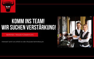 Wir suchen Verstärkung